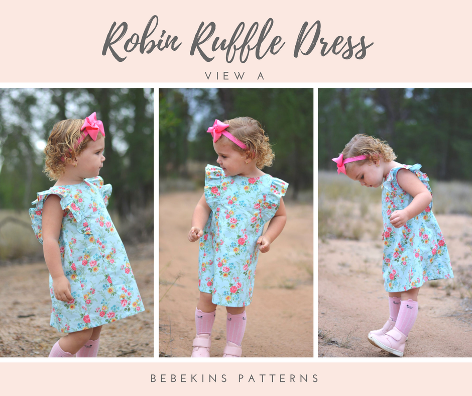 Robin Ruffle Dress - View A