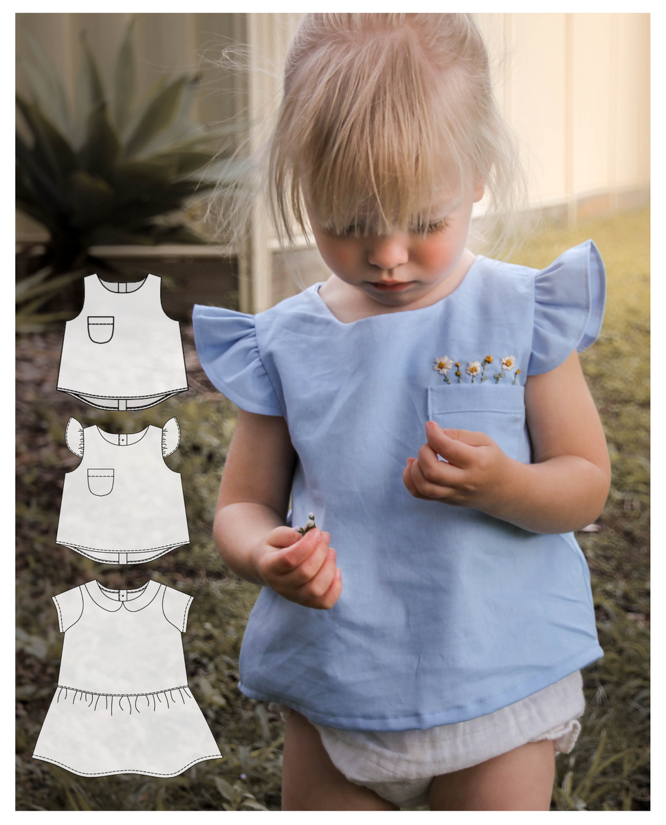 Millie Top Dress Bebekins Patterns