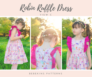 Robin Ruffle Dress - View C