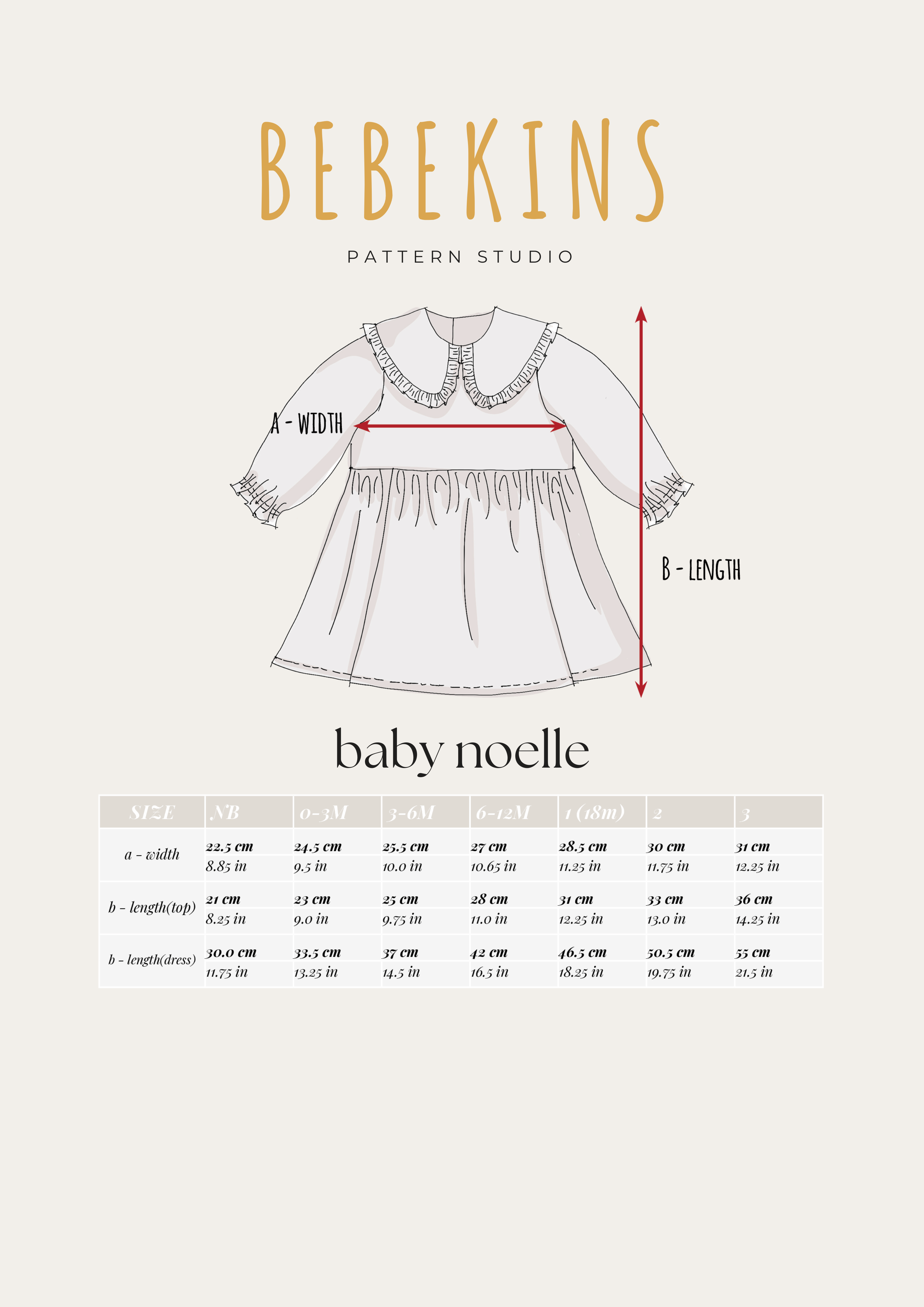 Noelle - Baby Top & Dress