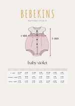 Load image into Gallery viewer, Violet Baby Dress &amp; Romper
