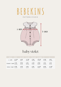 Violet Baby Dress & Romper