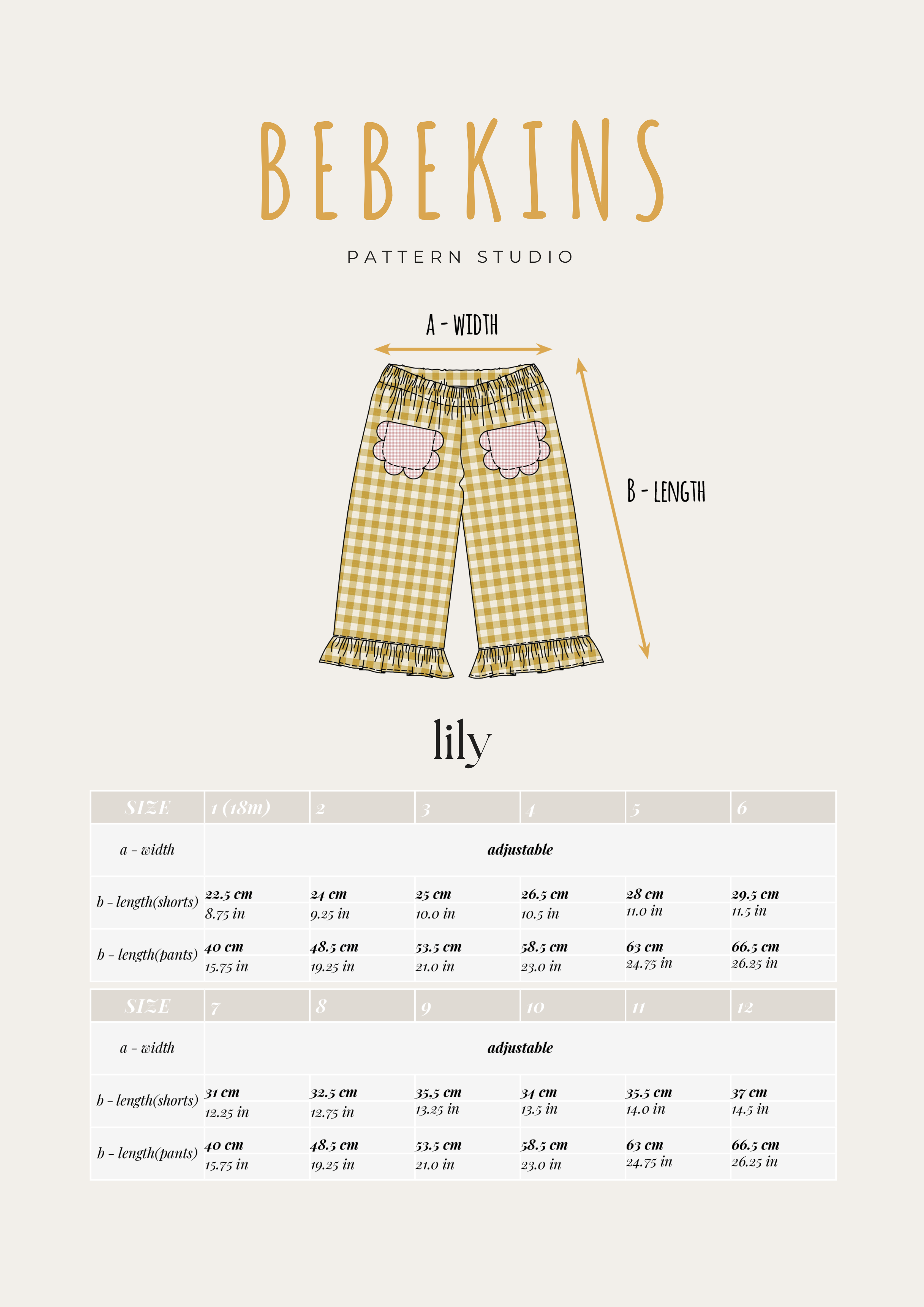 Lily Pants & Shorts