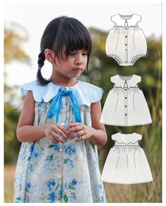 Violet Baby Dress & Romper