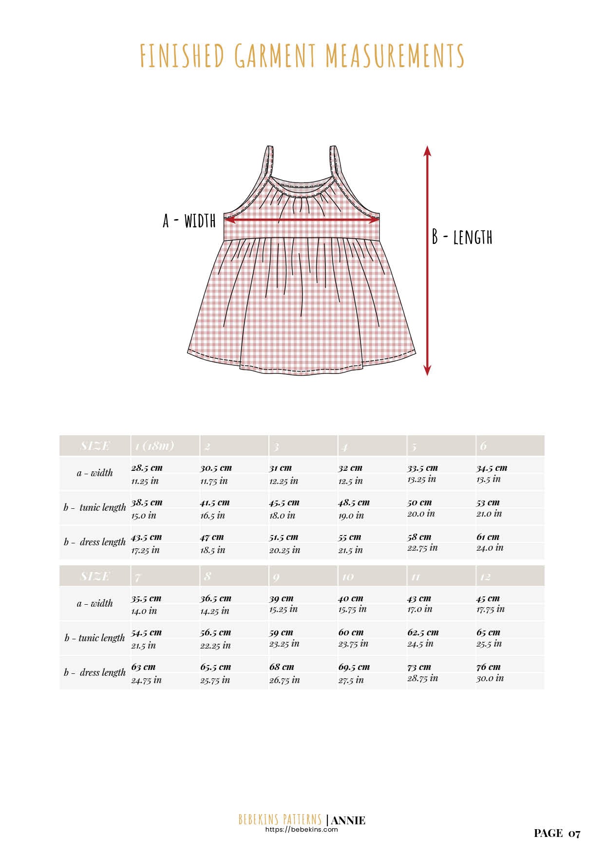 Annie Tunic & Dress - NEW!!!