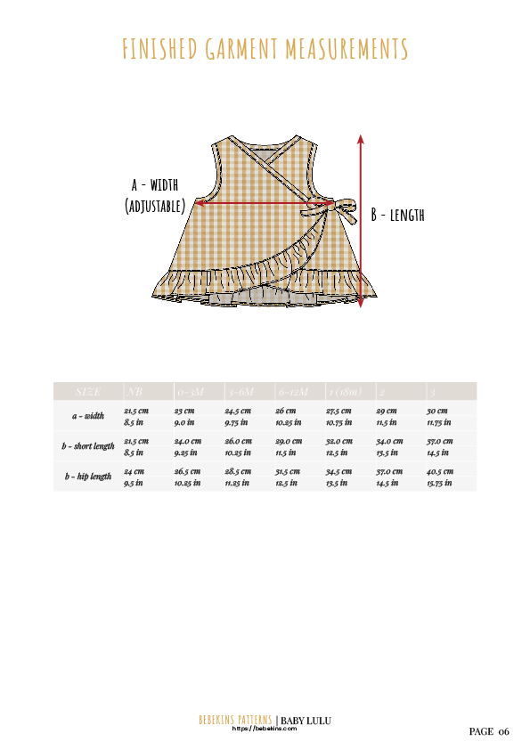 Lulu Baby Swing Top - NEW!!!