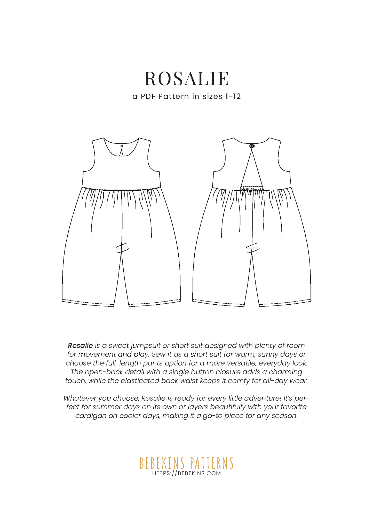 Rosalie Romper - NEW!!!