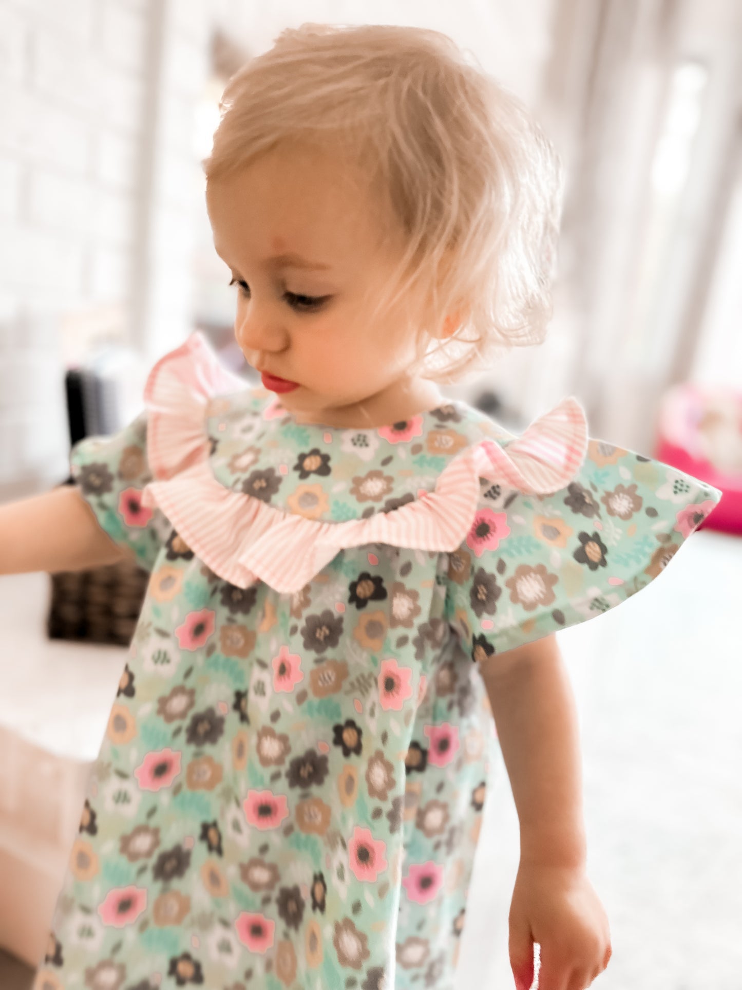 Dahlia Baby Dress, Top & Romper