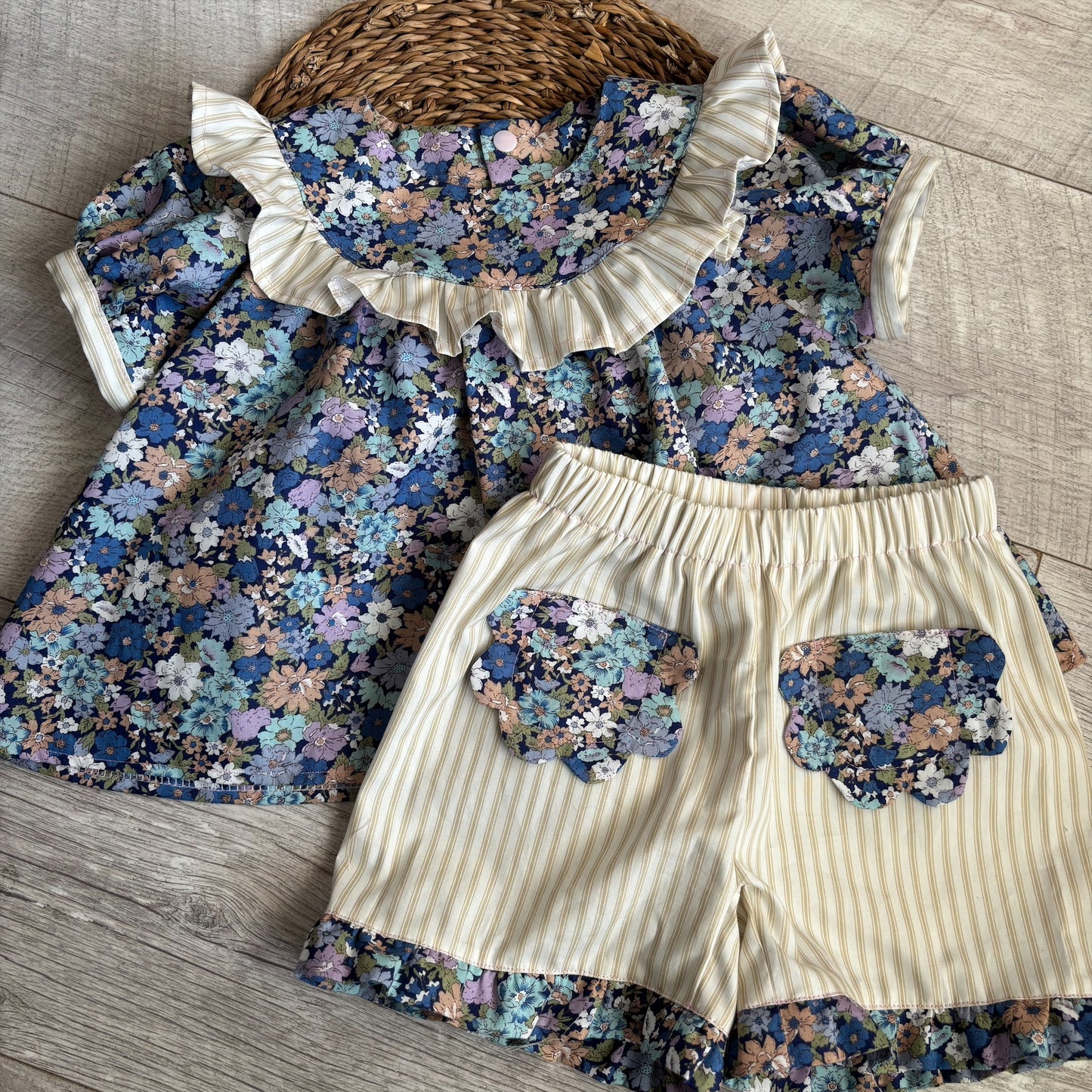 Dahlia Baby Dress, Top & Romper