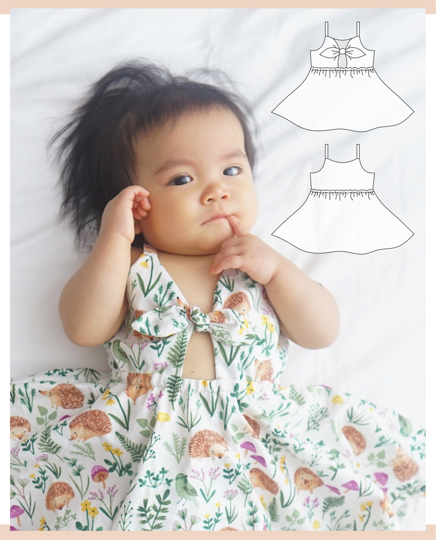 Knotty Dress - 6-12months