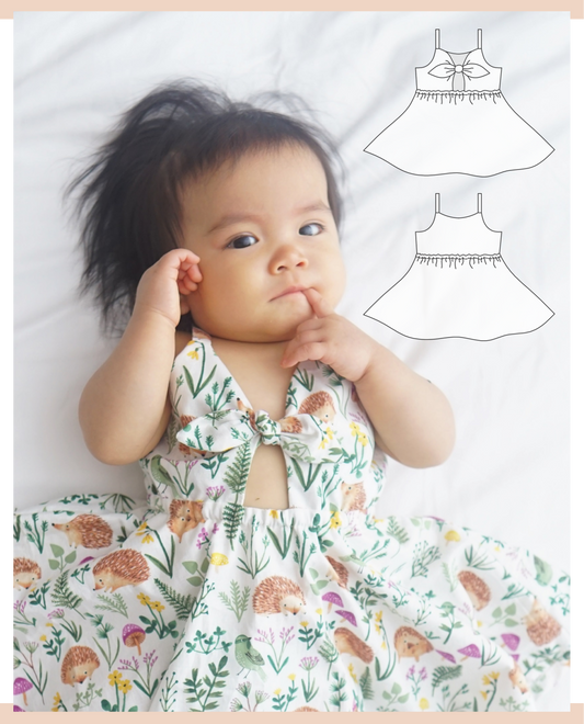 Knotty Dress - 6-12months