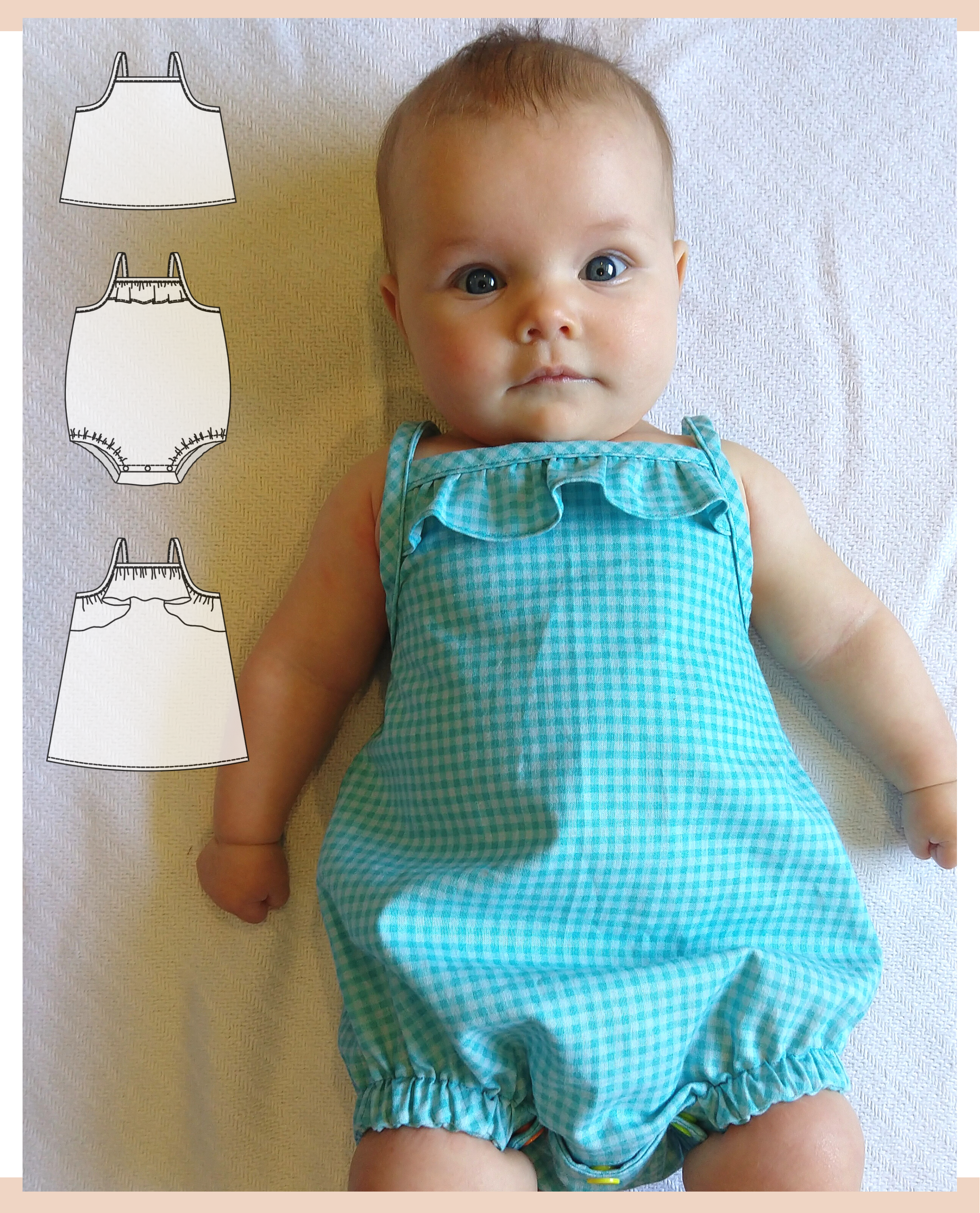 Knotted Baby Gown Pattern | Make a Baby Knotted Sleeper