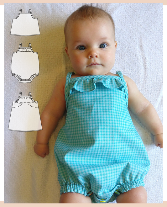 Willow Baby Dress, Top & Romper