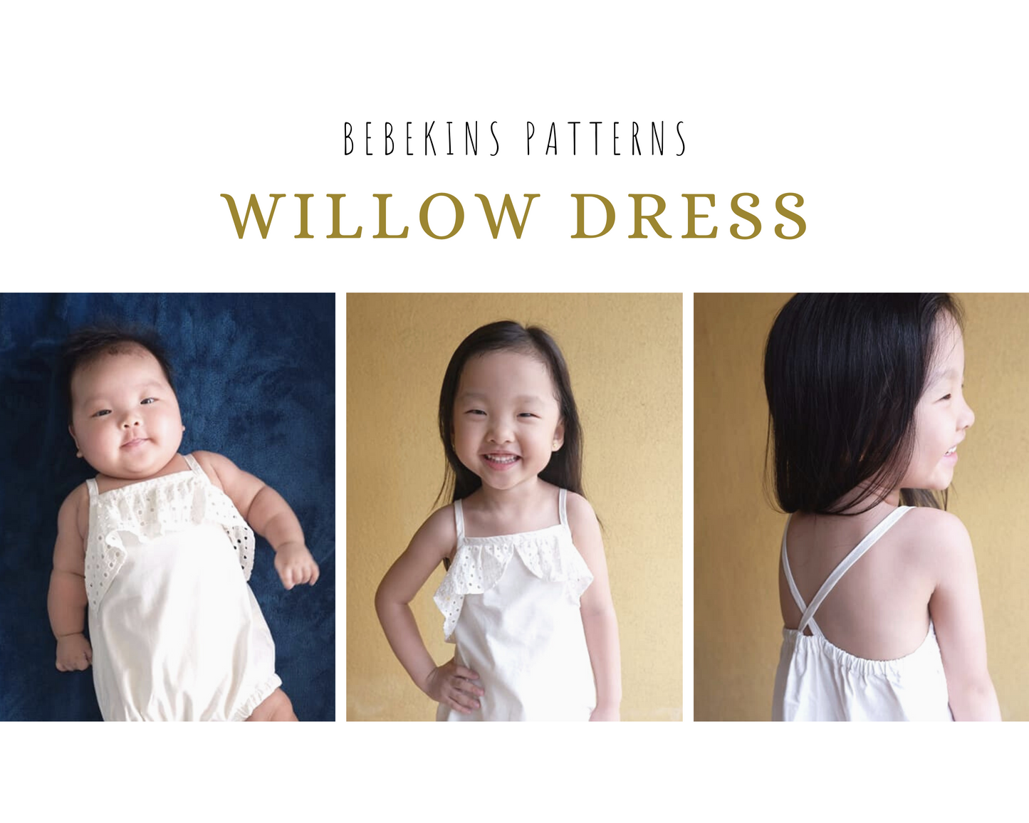 Willow Baby Dress, Top & Romper