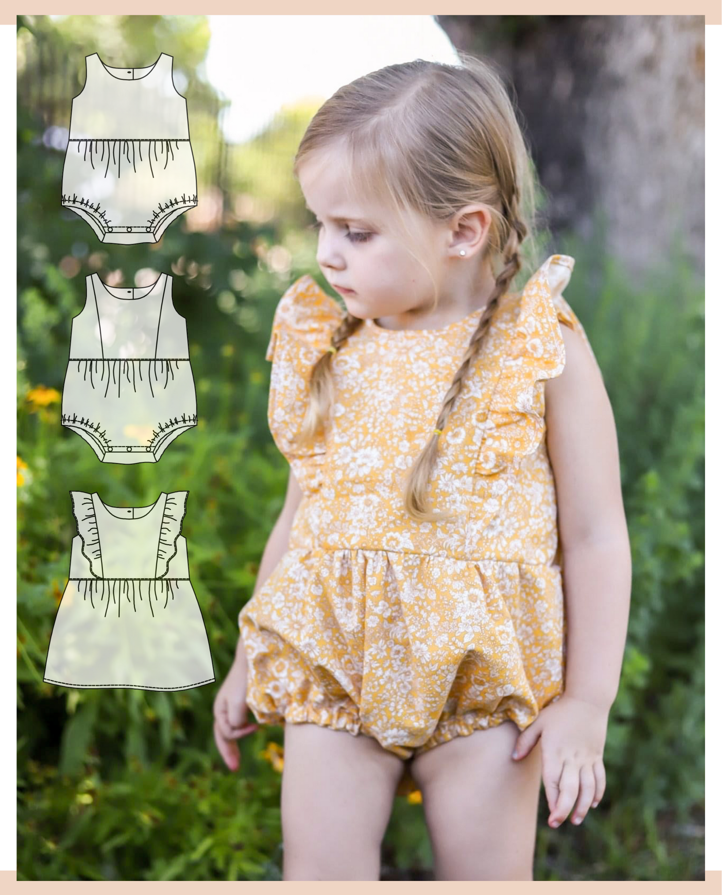 Robyn Baby Dress, Top & Romper
