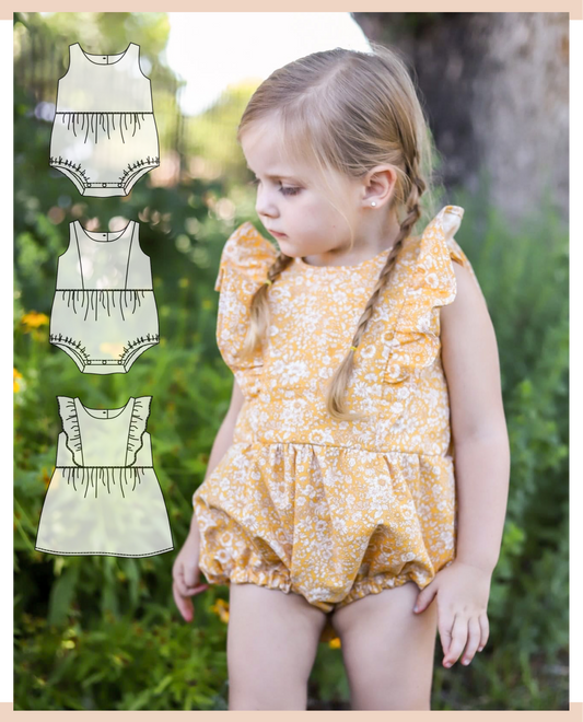 Robyn Baby Dress, Top & Romper