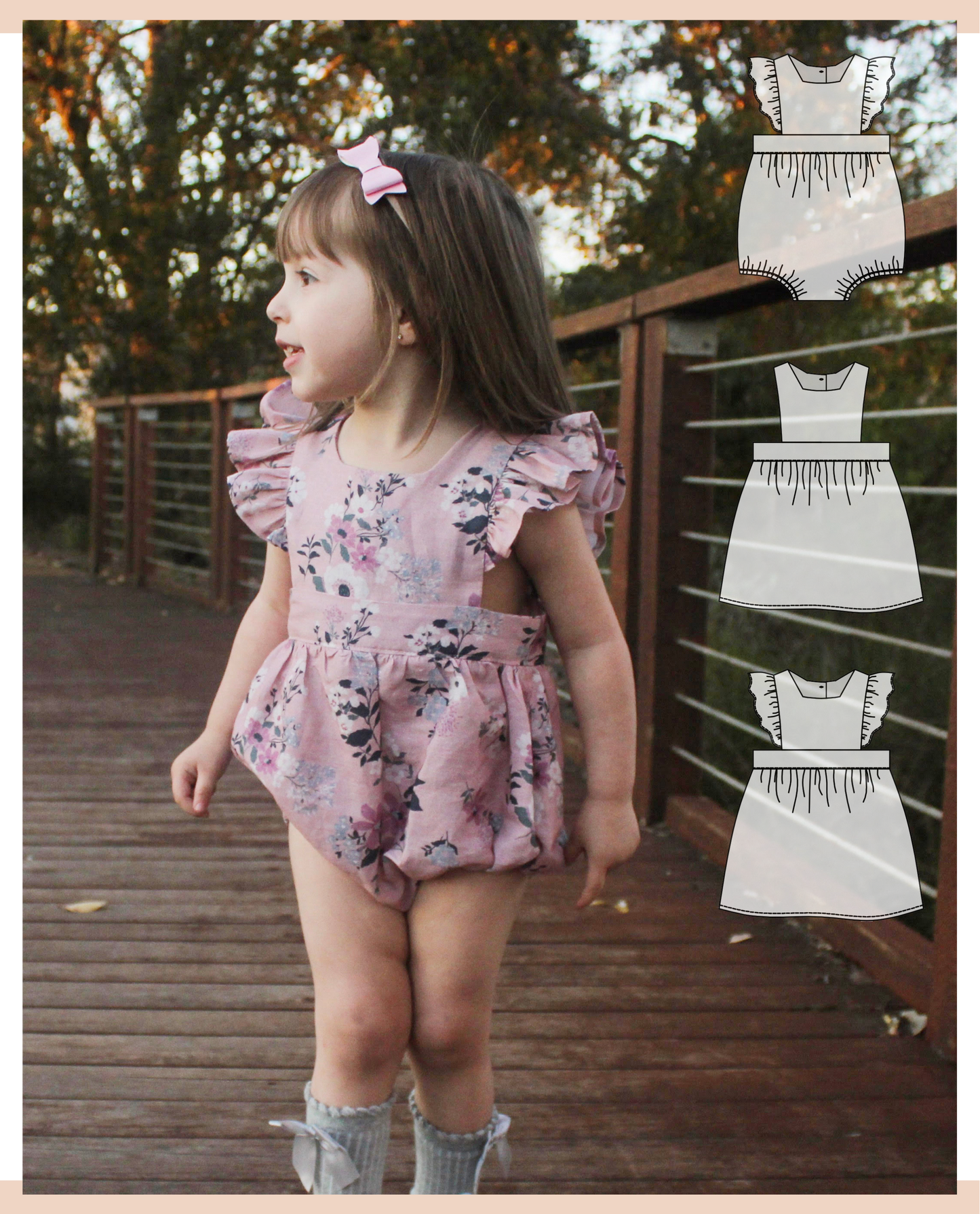 Polly Baby Pinafore & Romper