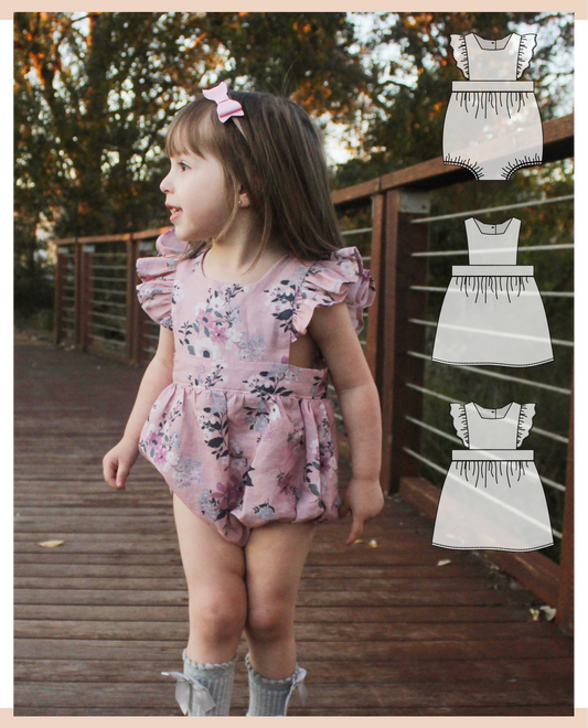 Polly Baby Pinafore & Romper