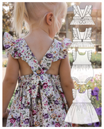 Load image into Gallery viewer, Mauve Baby Pinafore &amp; Romper
