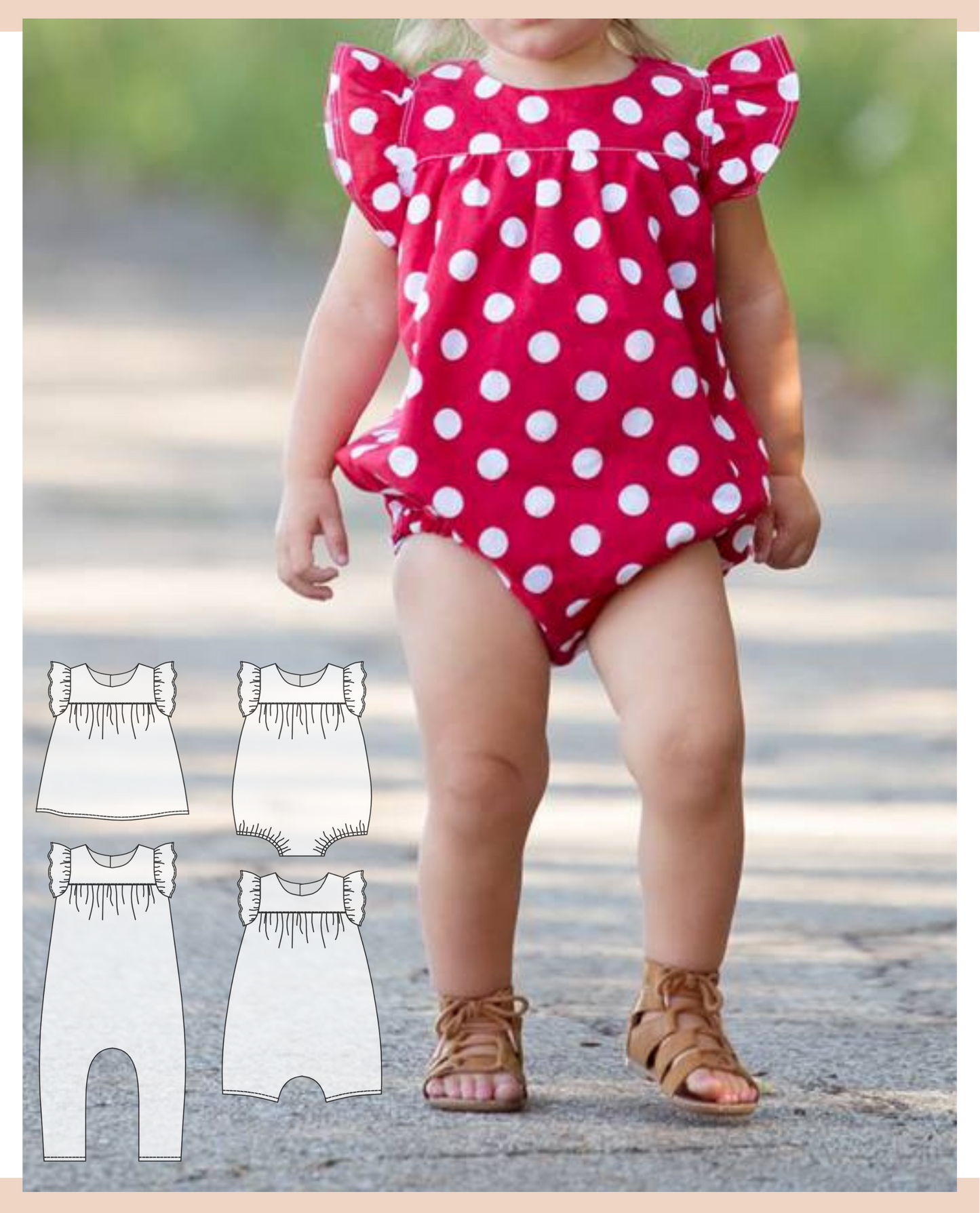 Stella Baby Dress, Top & Romper