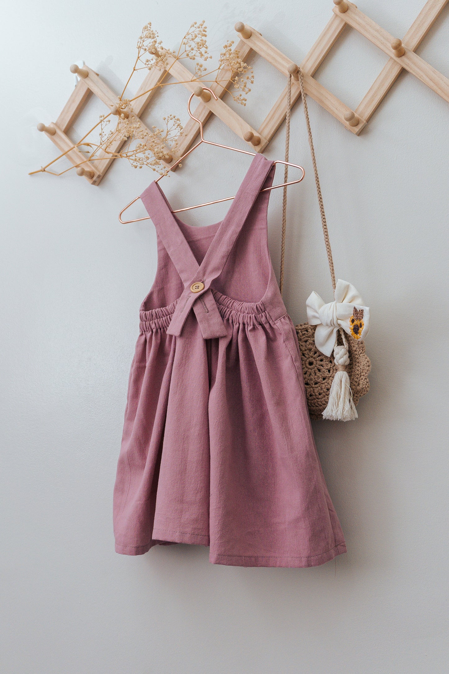 Mauve Pinafore
