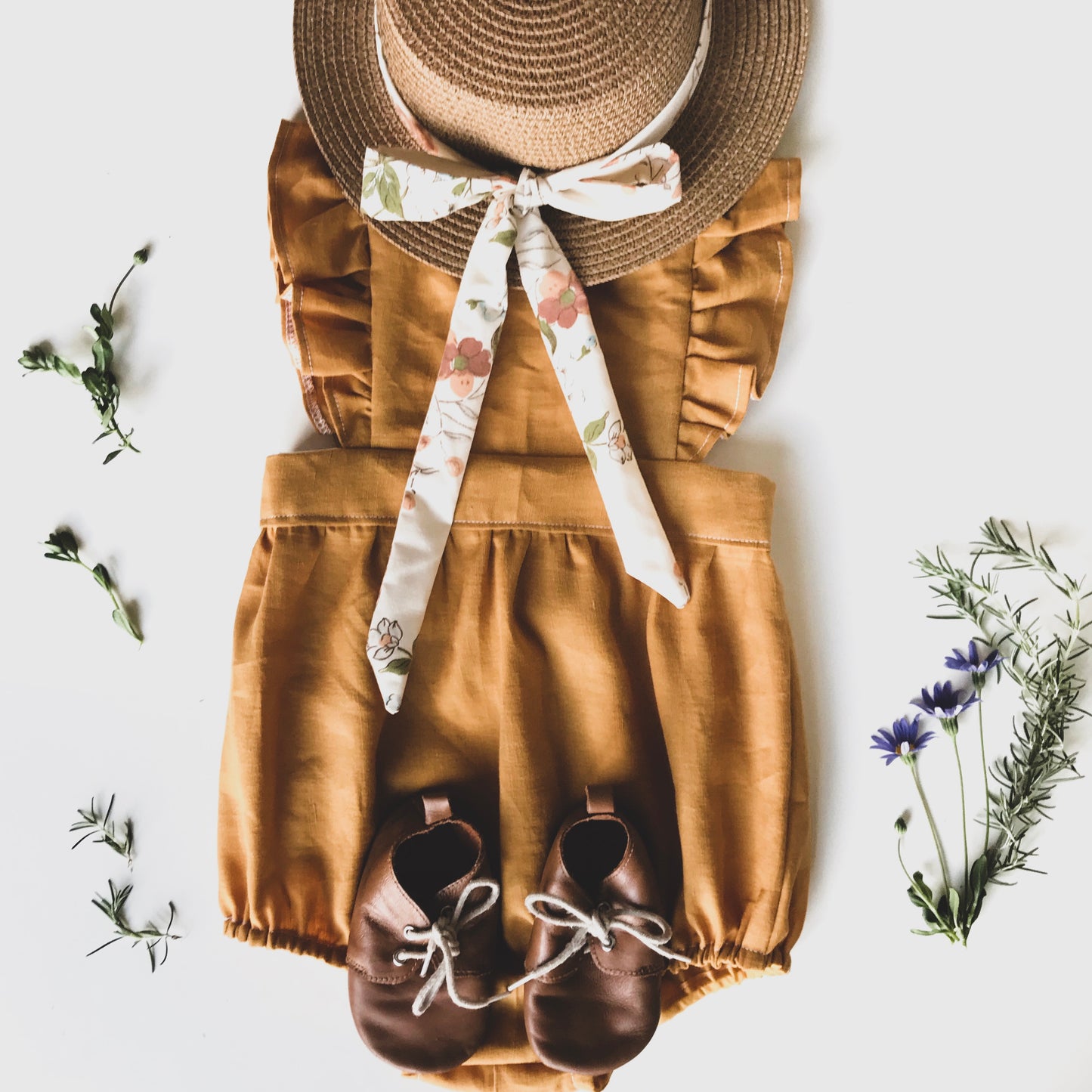 Polly Baby Pinafore & Romper