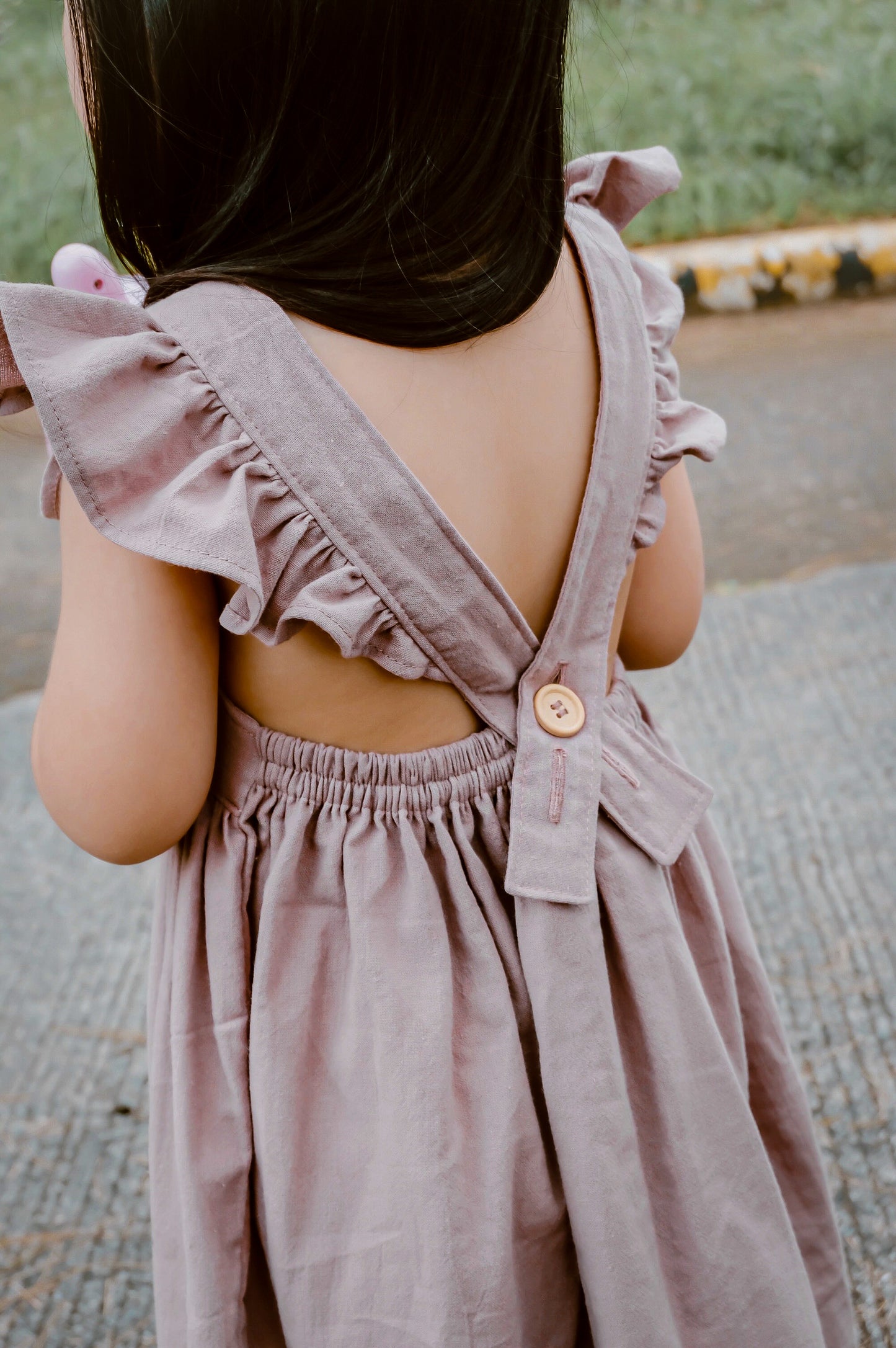 Mauve Pinafore