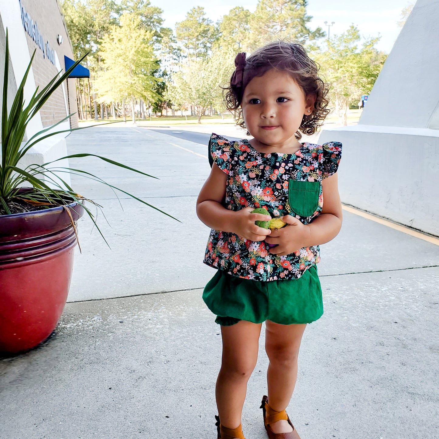 Millie Baby Dress, Top & Romper