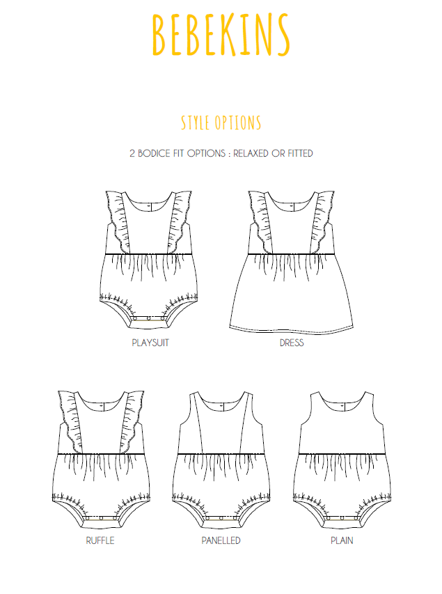 Robyn Baby Dress, Top & Romper