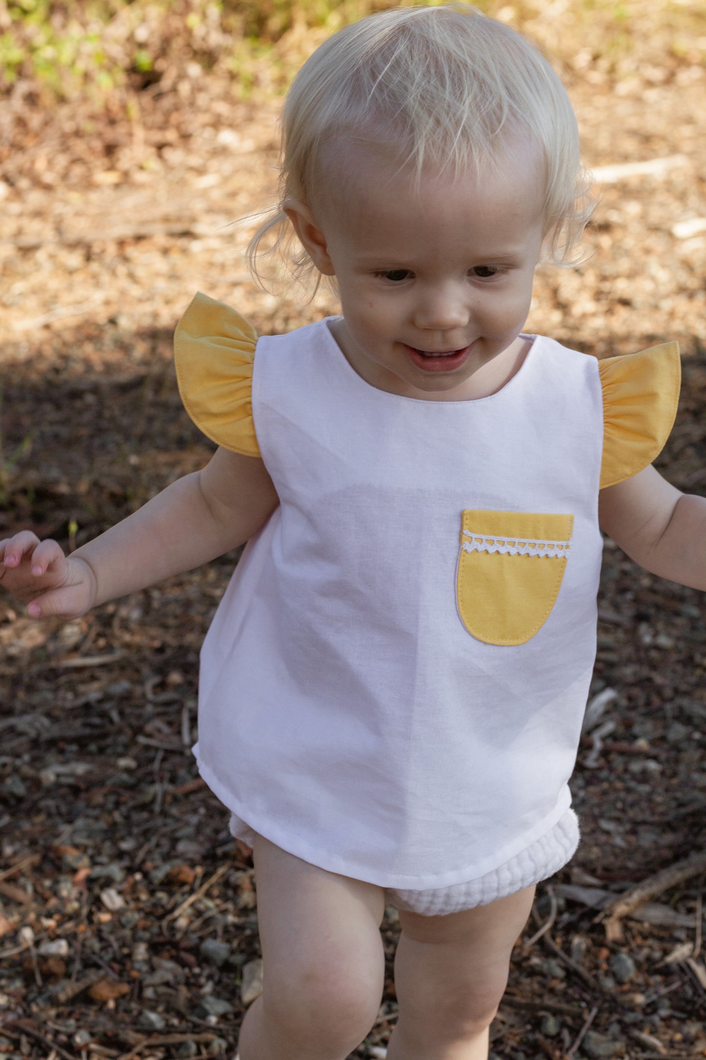 Millie Baby Dress, Top & Romper