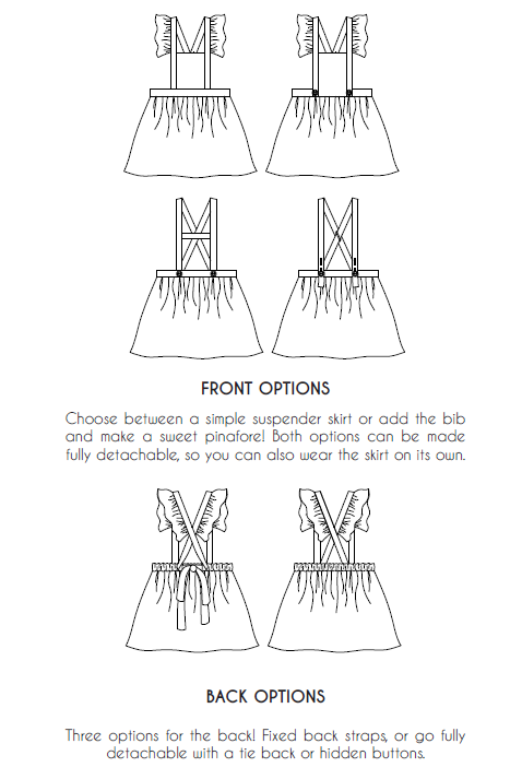 Luella Skirt + Pinafore
